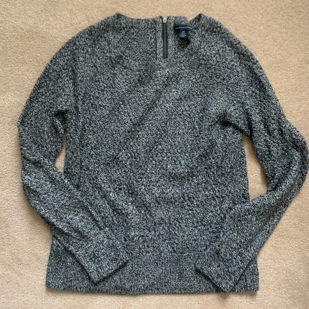 Zip back sweater